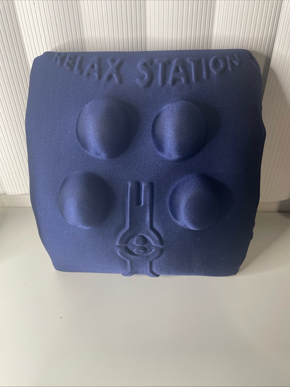 NOB Blue Back Massager Relax Station foam trigger point self-massage tool